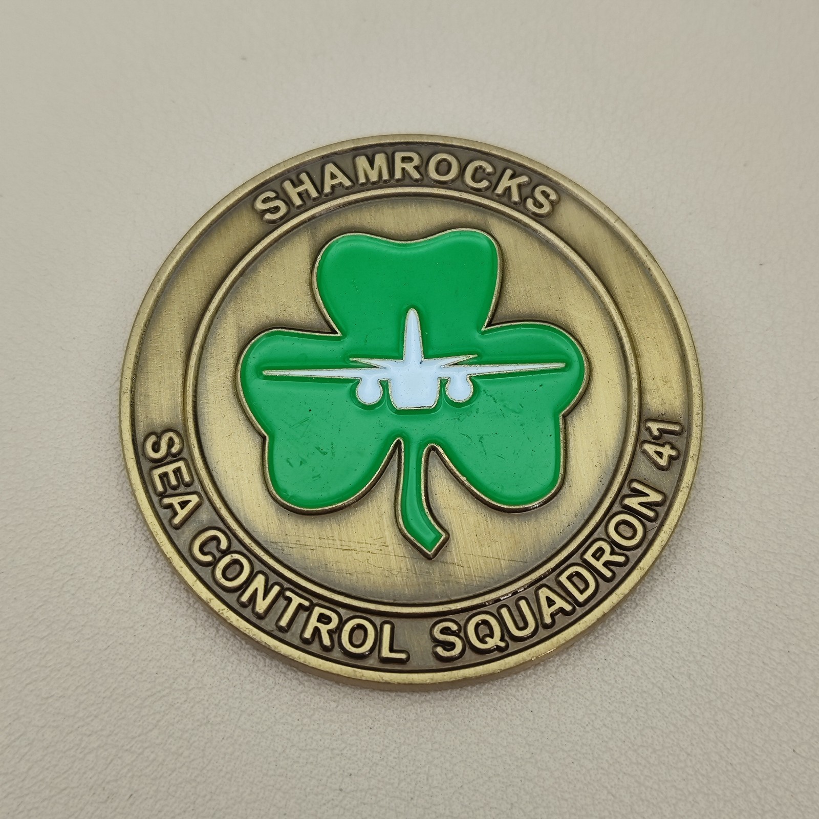 Shamrocks Sea Control Squadron 41 Challenge Coin