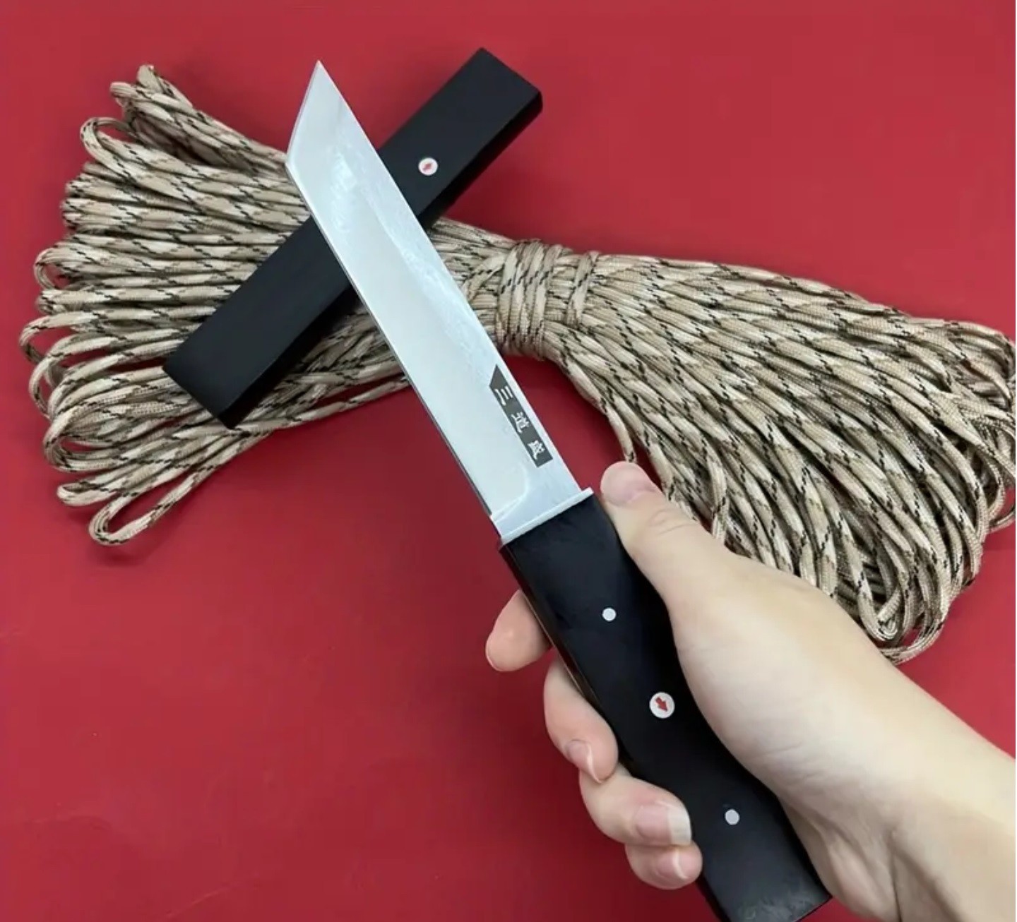 Tanto / Katana style fixed blade with sheath
