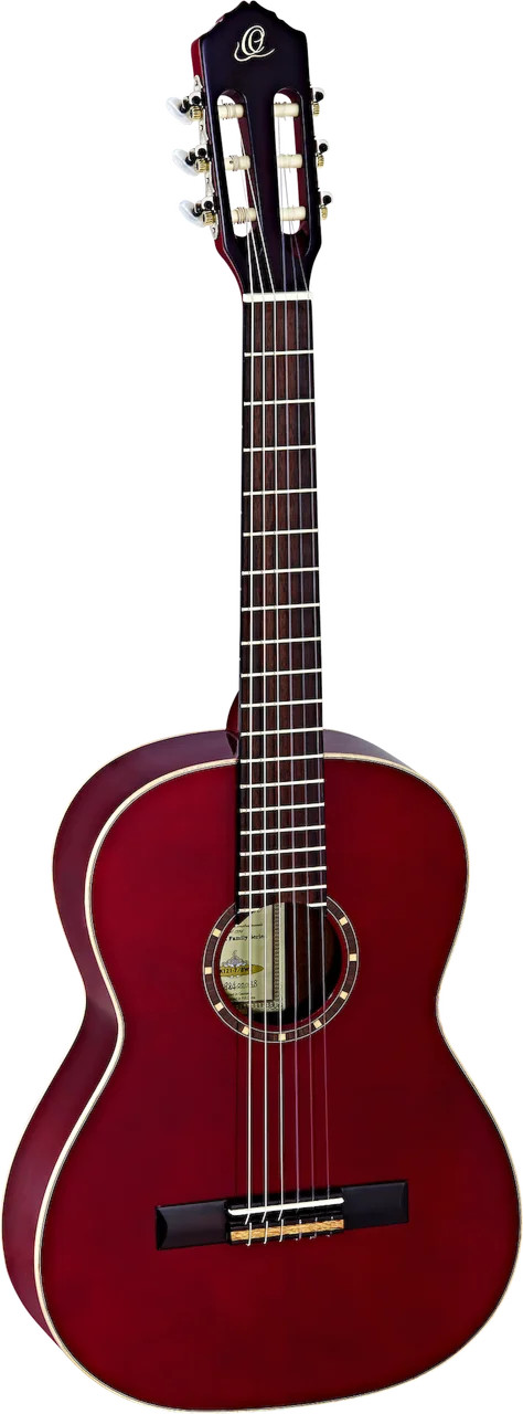 Ortega Guitars R121-7/8WR Family Series 7/8 Body Size Nylon 6-String Guitar w...