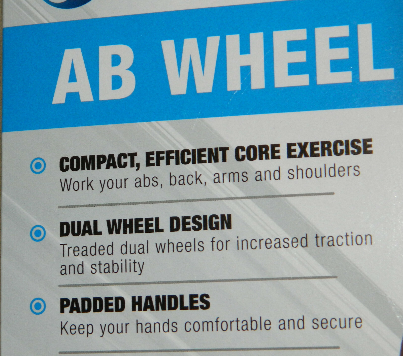 New Stamina Brand Dual Wheel Exercise AB Wheel with Packaging