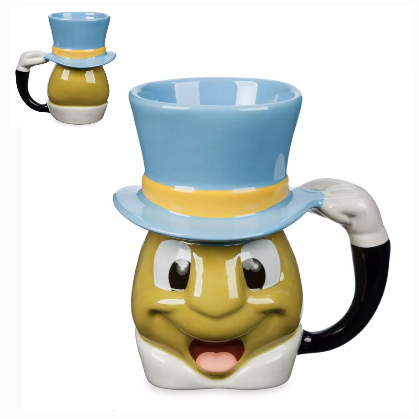 Disney Pinocchio Jiminy Cricket Sculpted Mug