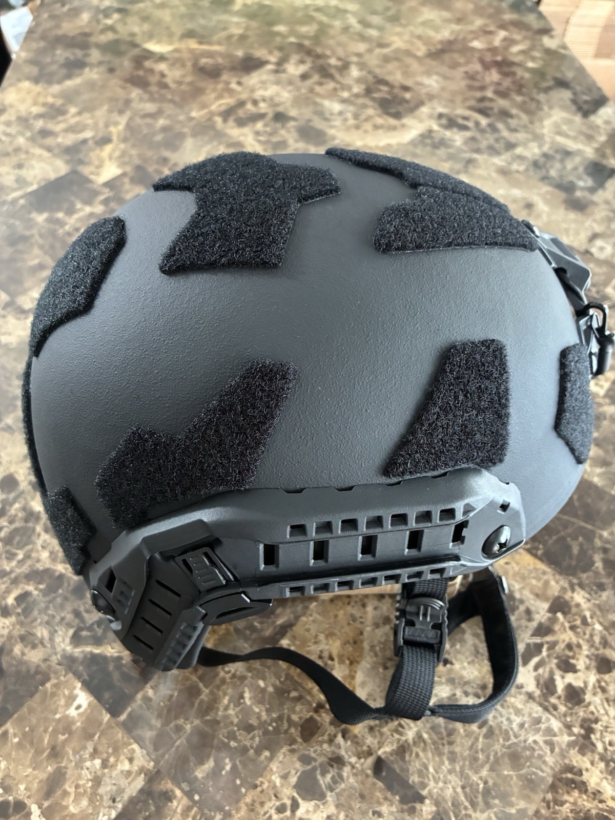 GLF Tactical Ballistic Kevlar Helmet Level 3A Made With Kevlar High-cut BLACK