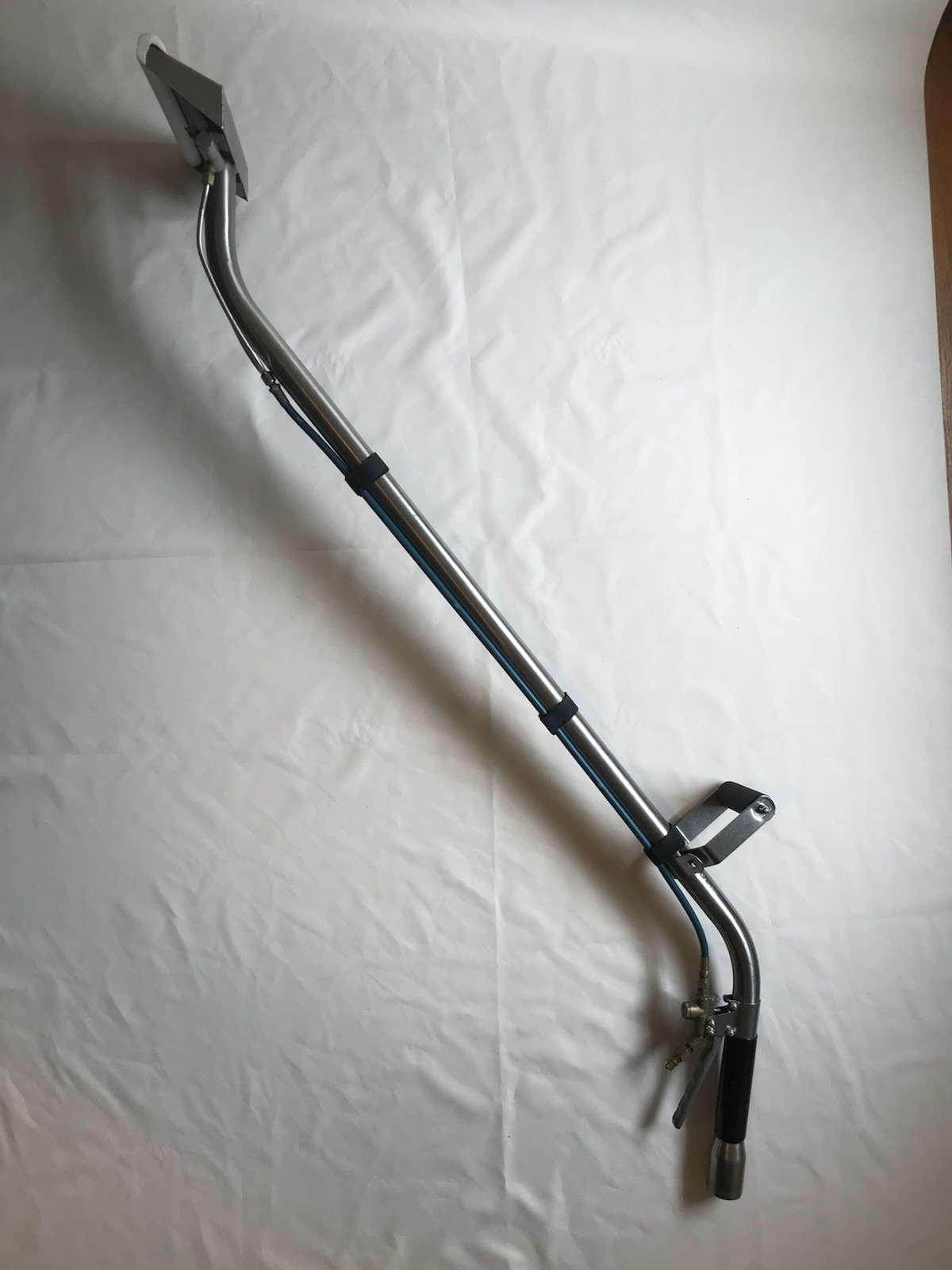 Carpet Cleaning Truckmount Wand with Glide 14" Width and 4 Spray Nozzles 2” Tube