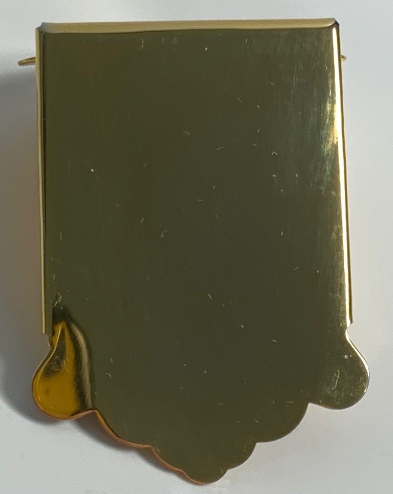 Mandolin Tailpiece 'A' Style Plain Gold Plated