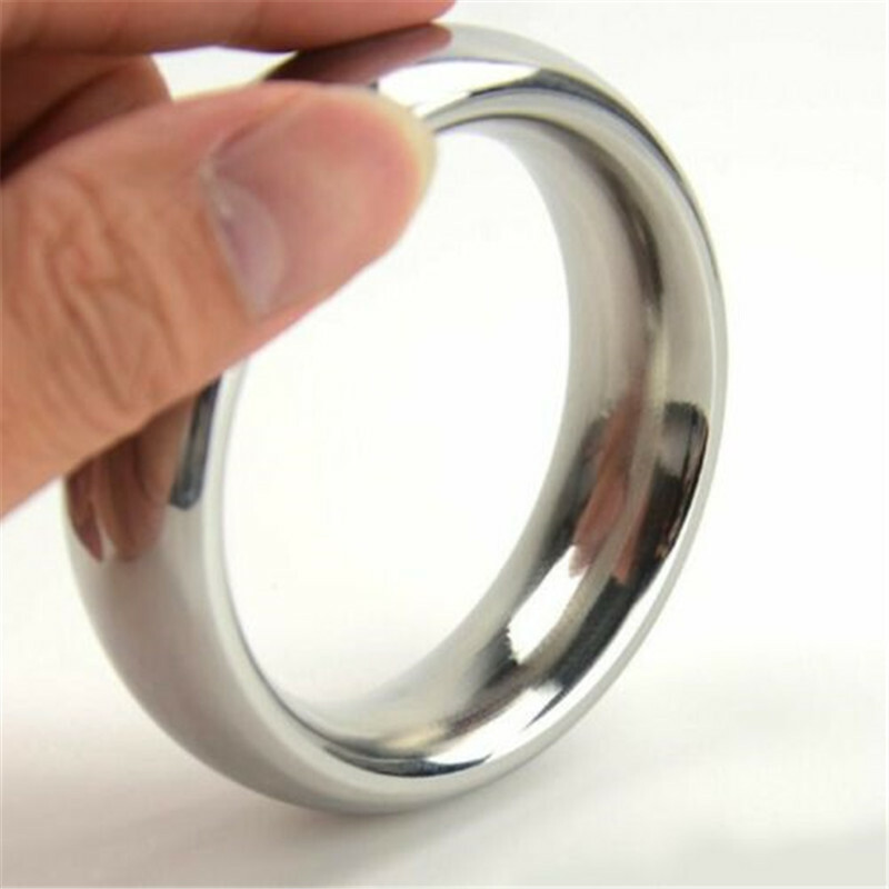 2" Thick Heavy Stainless Steel Metal Silver Cock Ring Male Penis Enhancer US