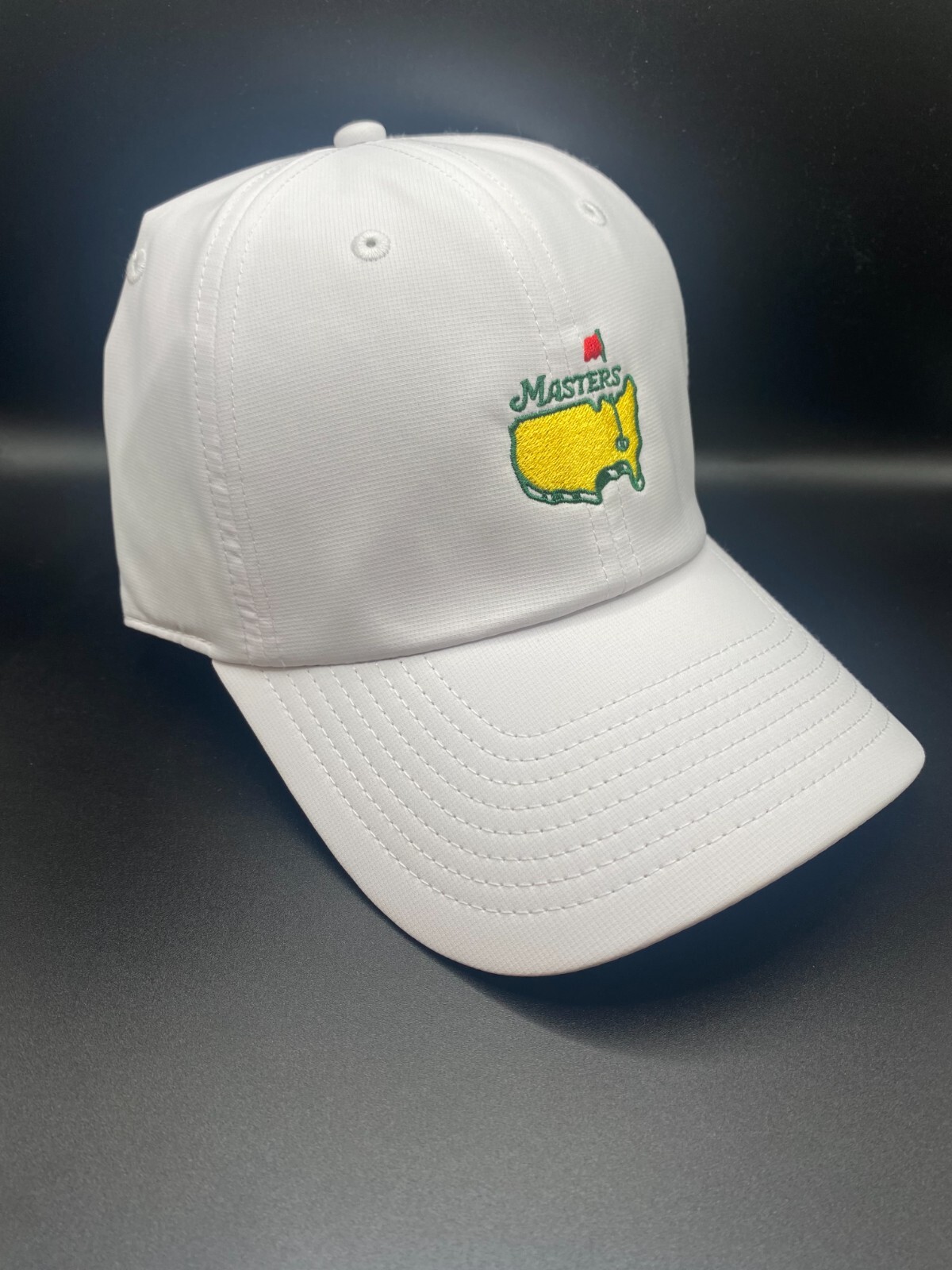 2025 Masters Logo White Tech Men's Golf Hat Augusta National Adjustable
