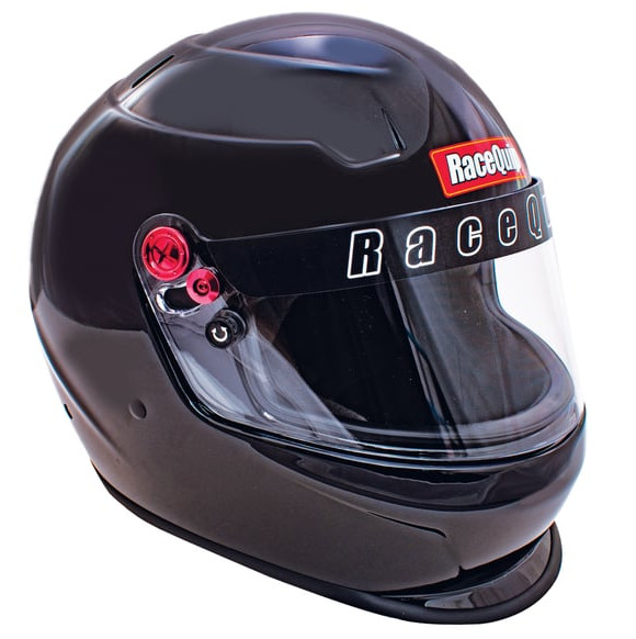RaceQuip PRO20 Full Face Helmet Gloss Black XX-Small Snell SA2020 276990RQP