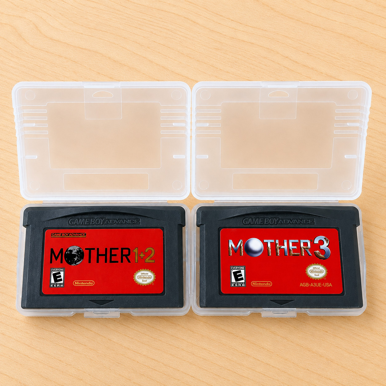 For Game Boy Advance- Mother 1+2; Mother 3 -GBA Game Card