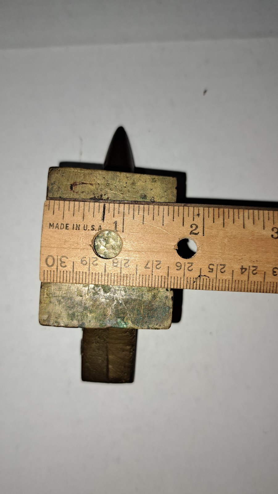 ARGENTIA NFLD BRASS MINI ANVIL (1 3/4" T 4.5" W)