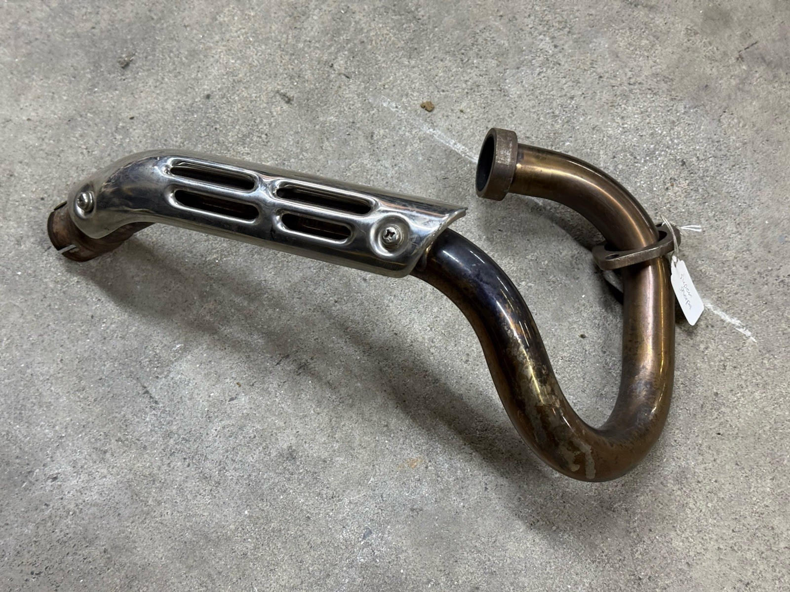 00 01 02 03 Kawasaki KL 250 KL250 G Super Sherpa Exhaust Head Header Pipe