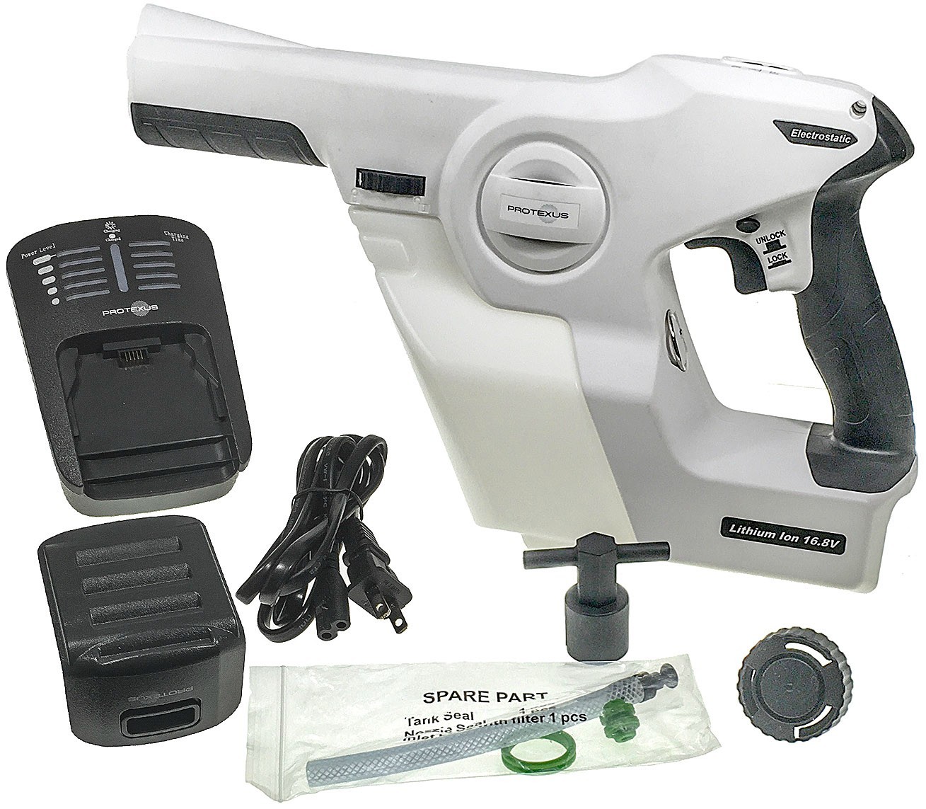 EARTHSAFE EvaClean Protexus PX200ES Cordless Electrostatic Sprayer Hand Held