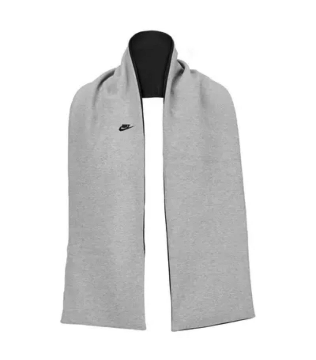 Nike Unisex Therma-Fit Tech Fleece Winter Scarf Cold Weather Gray / Black OS