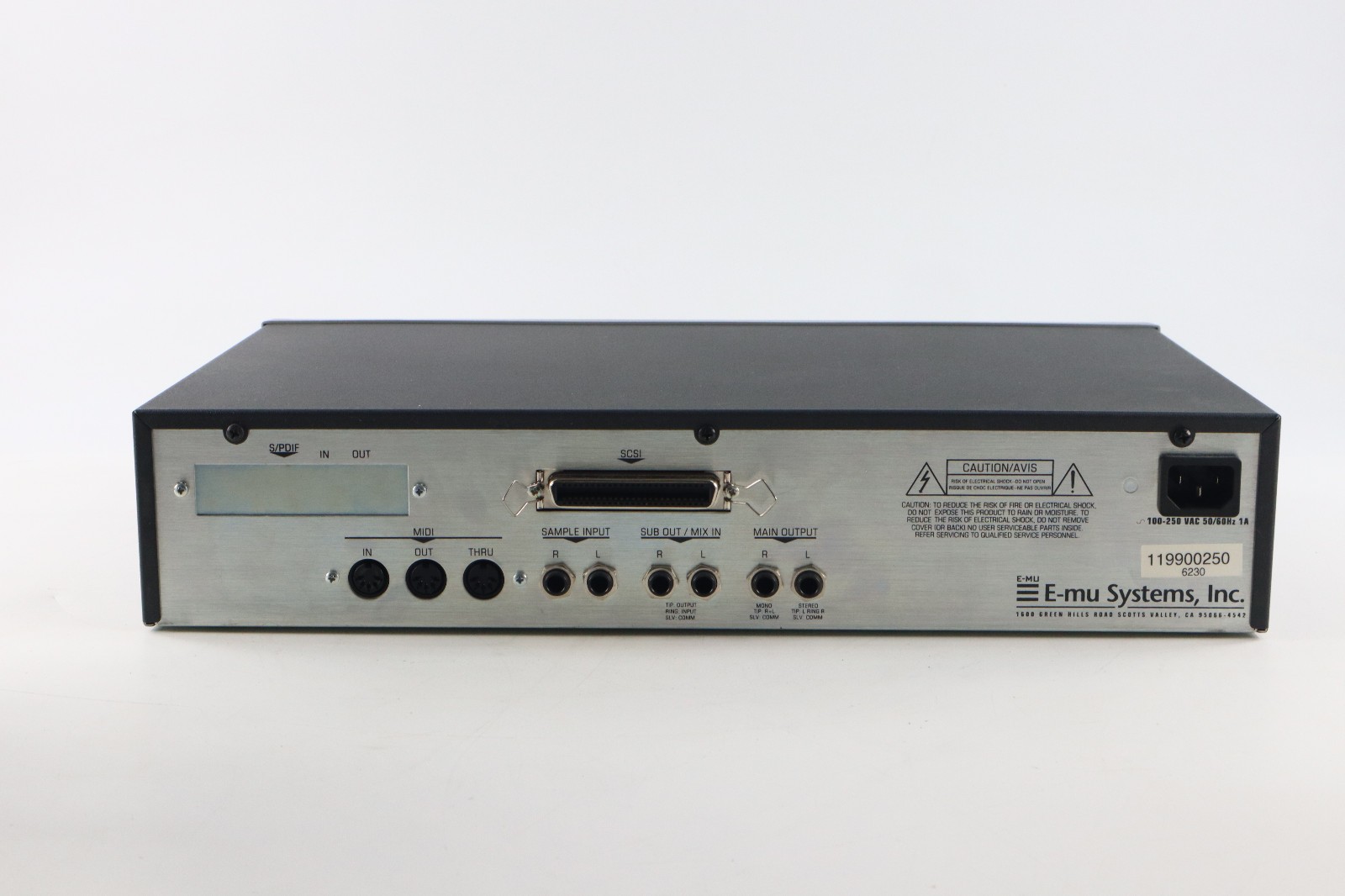 E-MU ESI-2000 Turbo Digital Sampler Working