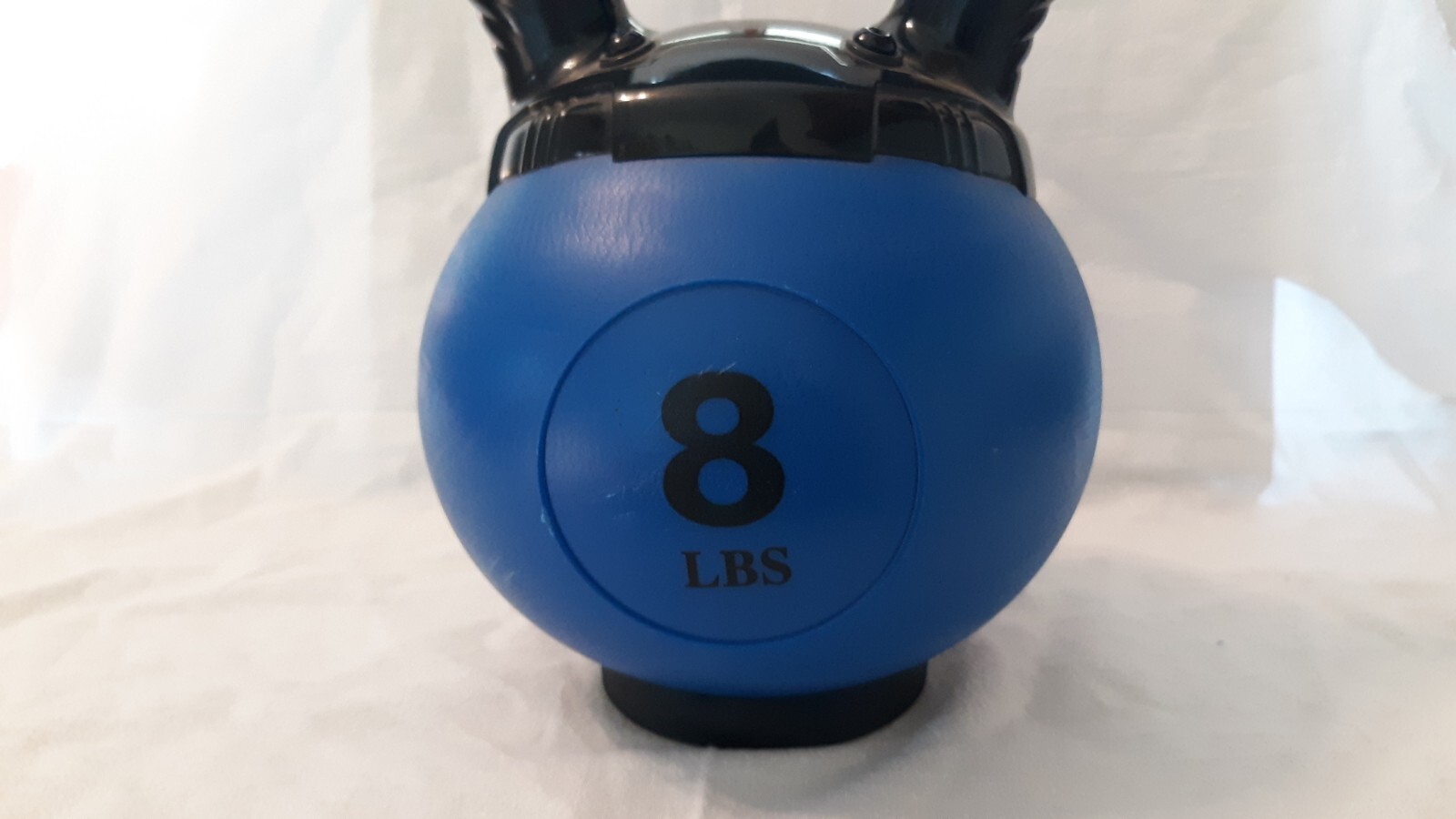 Eco Wise Sand Filled 8lbs Kettlebell Blue Used