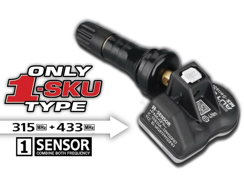 Autel MX-Sensor 315MHz & 433MHz TPMS Universal Programmable Sensor