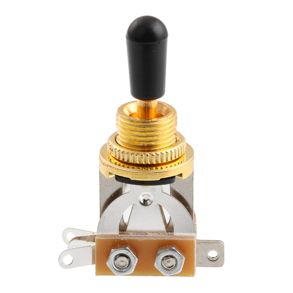 10PCS Gold Deluxe 3-Way Guitar Pickup Selector Switch Guitar Toggle Switch