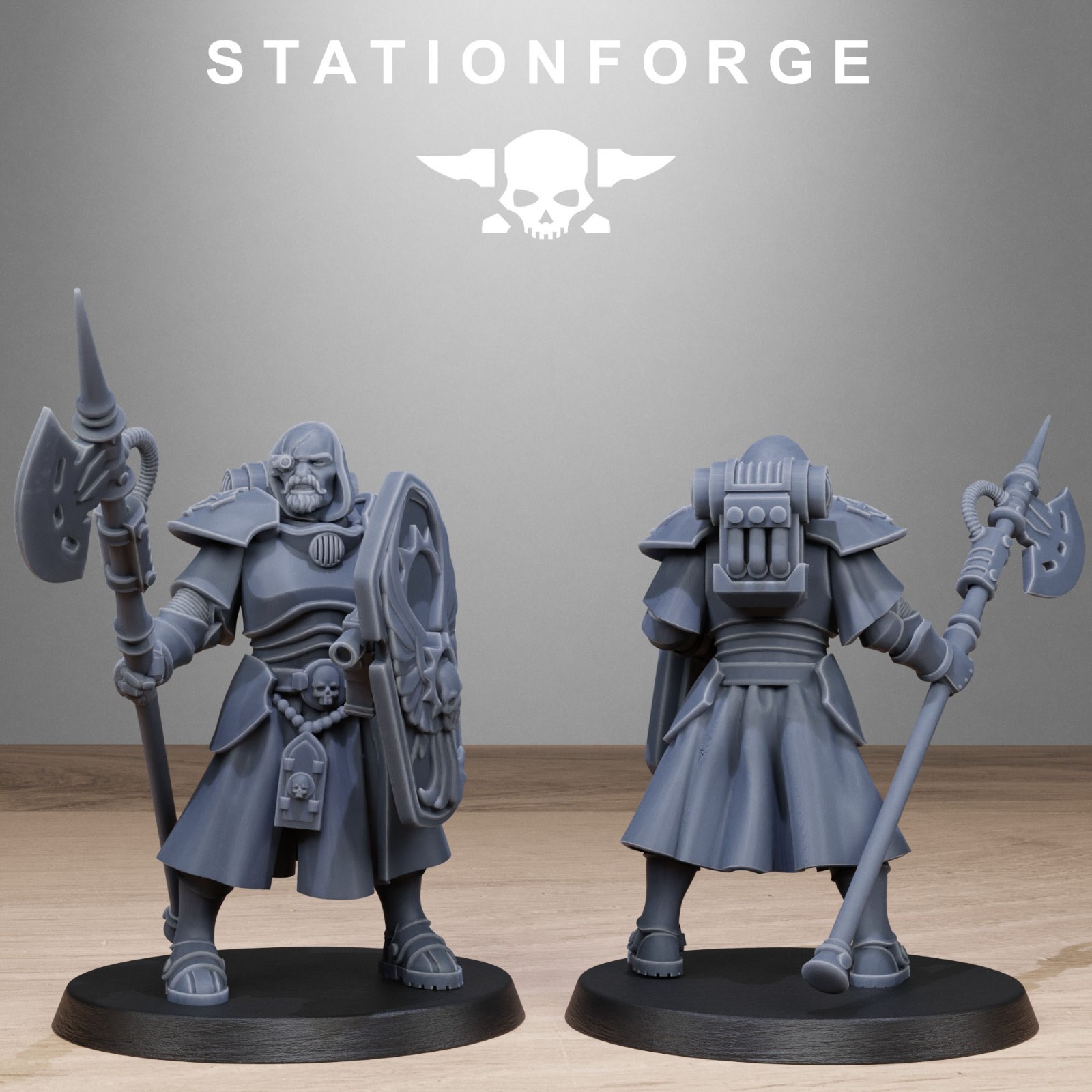 Station Forge Miniatures Vodalites Purifiers Sci Fi Grim Dark Wargame Proxy Mini