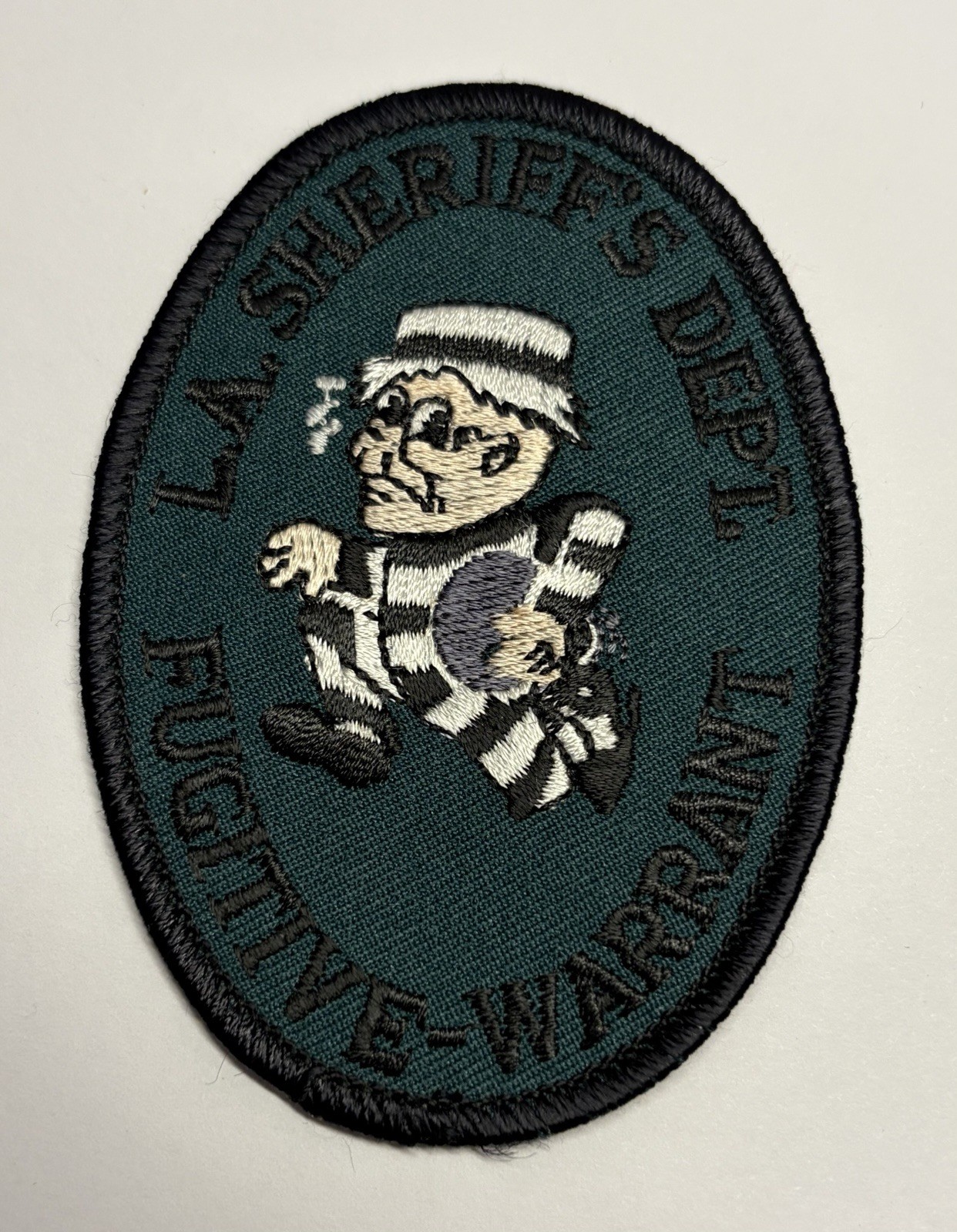 CA CALIFORNIA LOS ANGELES COUNTY SHERIFF DEPT FUGITIVE WARRANT UNIT PATCH #D25