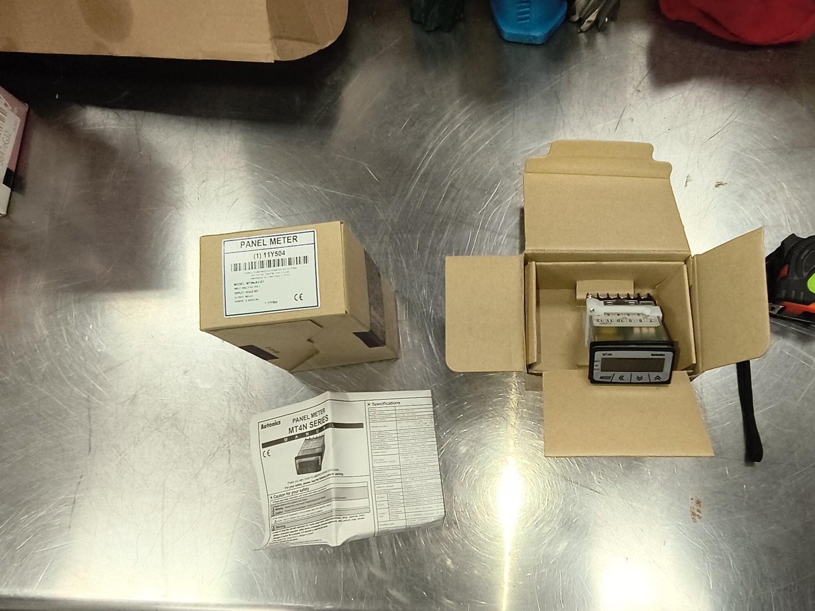 AUTONICS MT4N-AV-E0 Digital Multi Panel Meter Din 1/32, 12 V AC – 24 V AC 11Y504