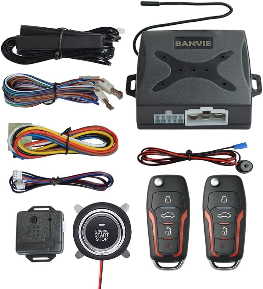 Push to Start Ignition Kit with Passive Keyless Entry