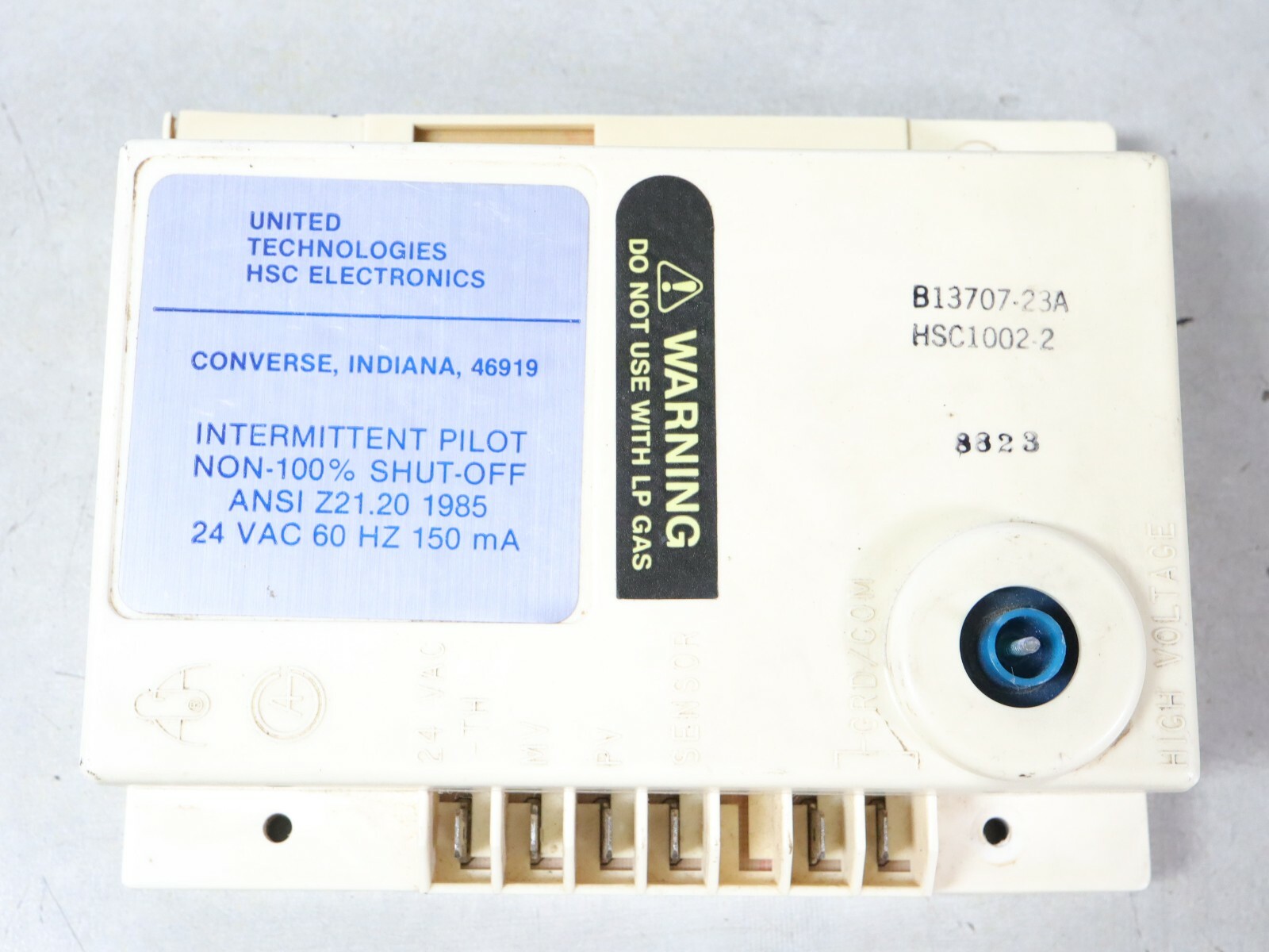 UNITED TECHNOLOGIES B13707-23A Intermittent Pilot Shut-Off Module