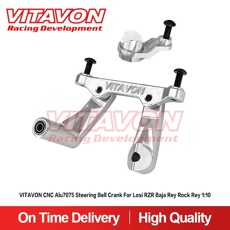 Vitavon CNC Alu7075 Steering Bell Crank For Losi RZR Baja Rey Rock Rey 1:10
