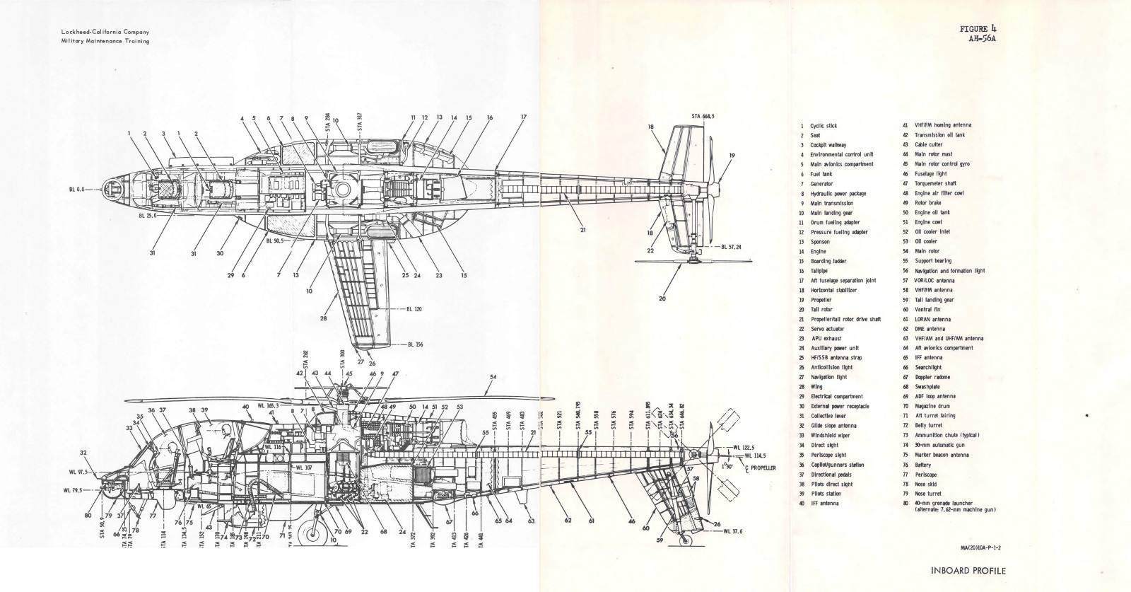 142 Page 1968 Lockheed Army AH-56 AH-56A Cheyenne Student Study Guide On Data CD