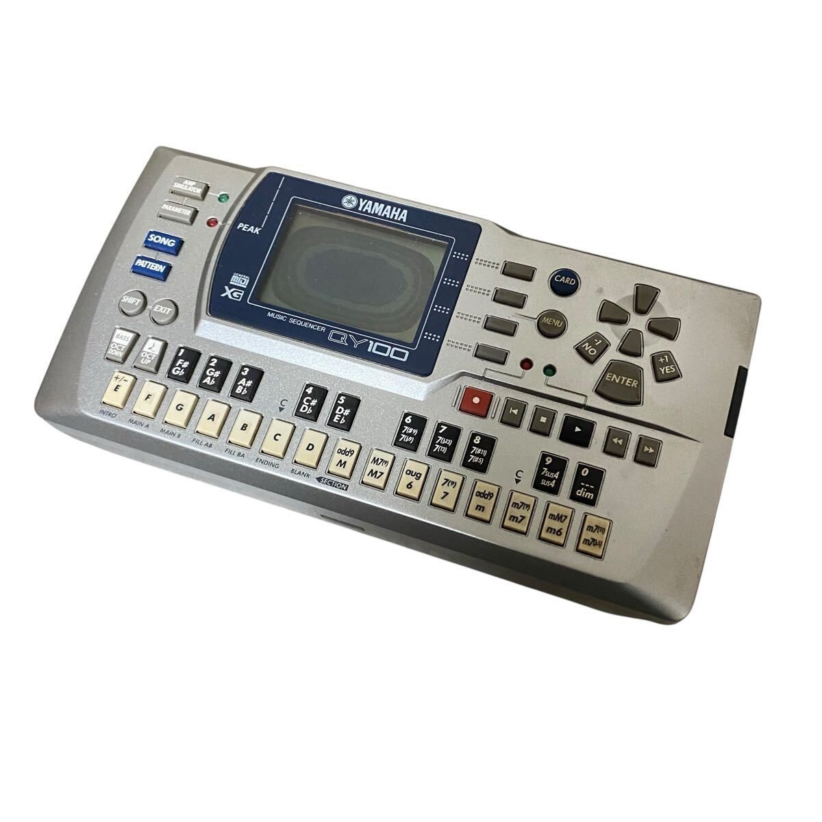 Yamaha QY100 Music Sequencer LCD Not Working Powers On For Parts Repair