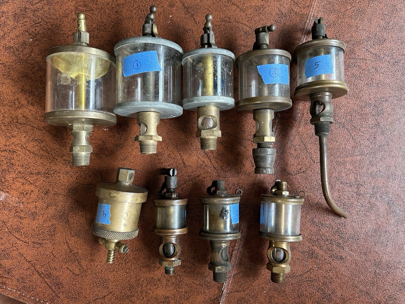 LARGE LOT Vintage LUNKENHEIMER ALLEN + Engine Oilers BRASS & Steel STEAMPUNK