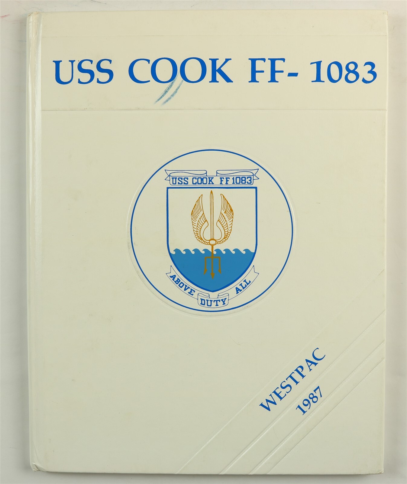 USS Cook (FF-1083) 1987 Westpac Deployment Cruise Book