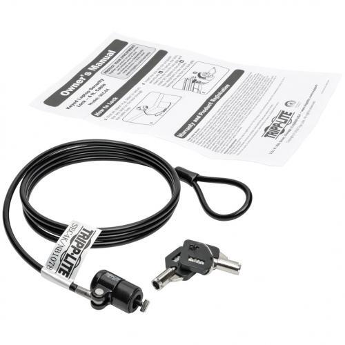 Open Box: Tripp Lite Laptop Security Lock Keyed Theft Deterrent Cable 4ft 4 (SE