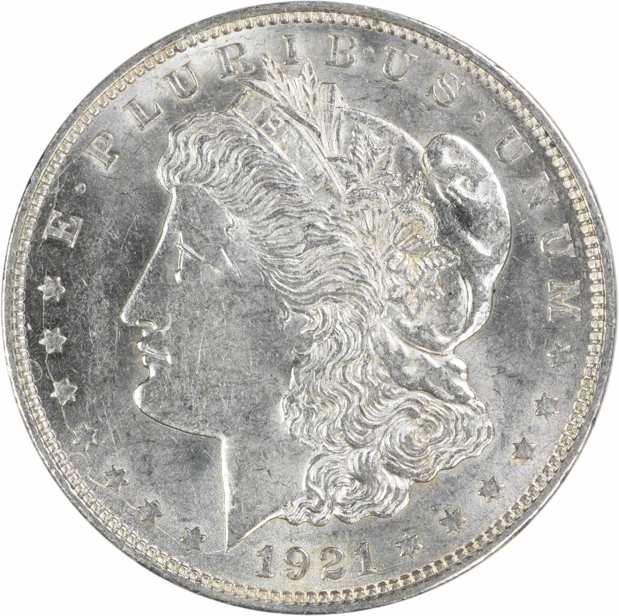 1921-D Morgan Silver Dollar AU Uncertified #1251
