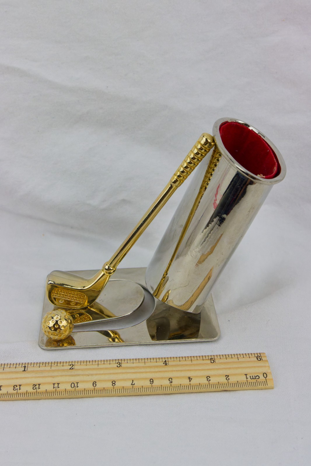 Golfer Eyeglass Holder, Two Tone, Trophy/Presentation Style Piece