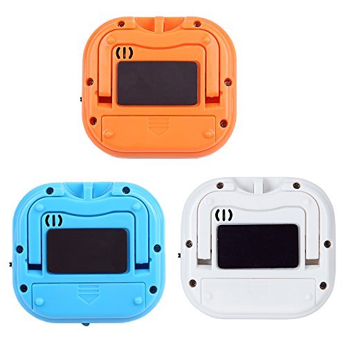 6 Pack Small Digital Kitchen Timer Magnetic Back and ON/Off Multicolored