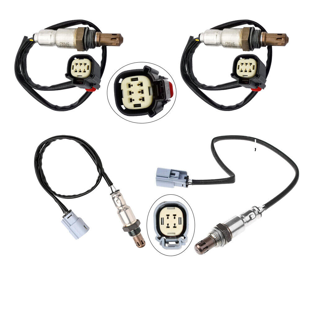 4pcs Oxygen Sensor Up+Downstream For Ford 2015-2019 Edge 2016-2019 Explorer 3.5L