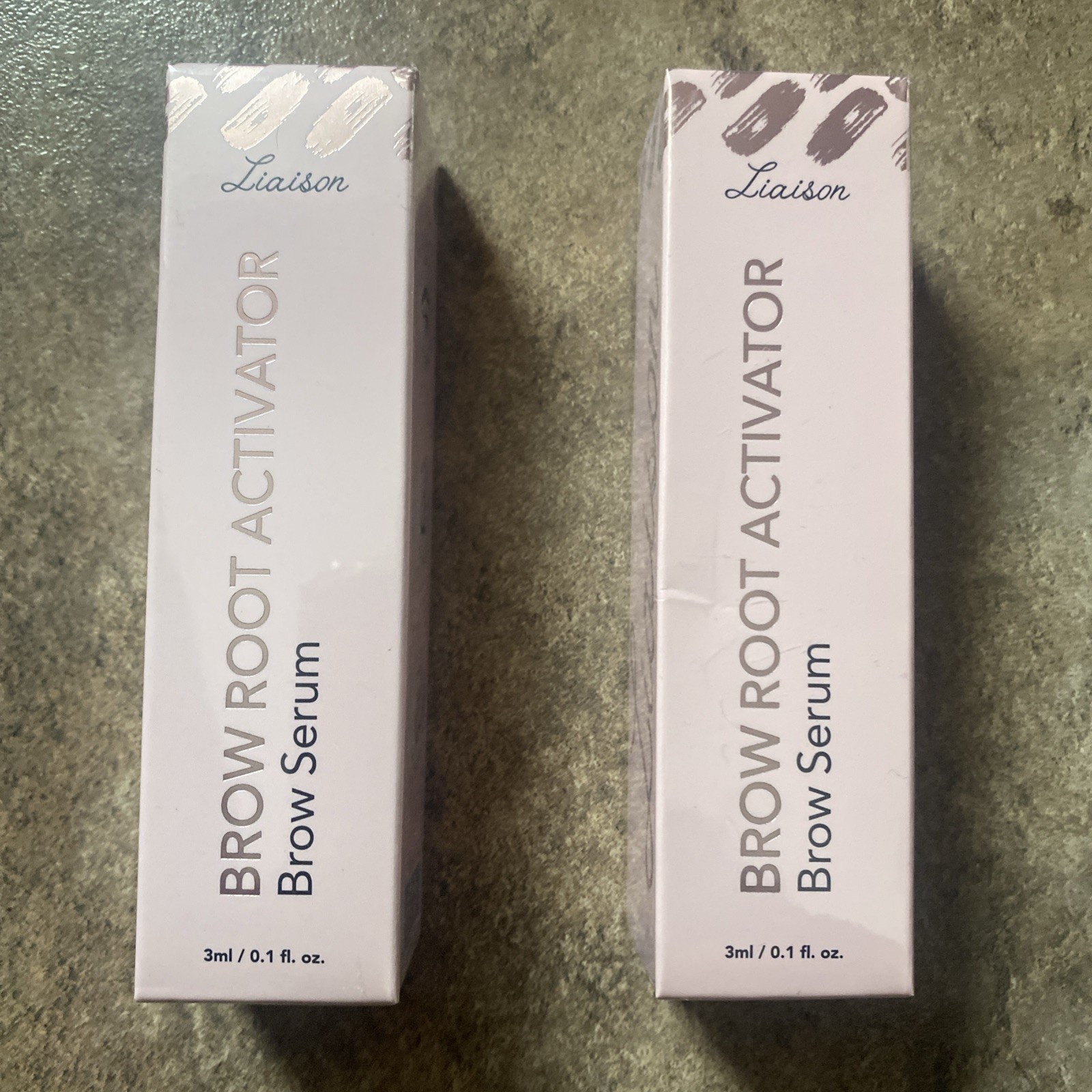 (2) Liaison The Brow Bond Eyebrow Growth Serum 3ml/0.1 oz. Exp.7/29. New/Sealed.