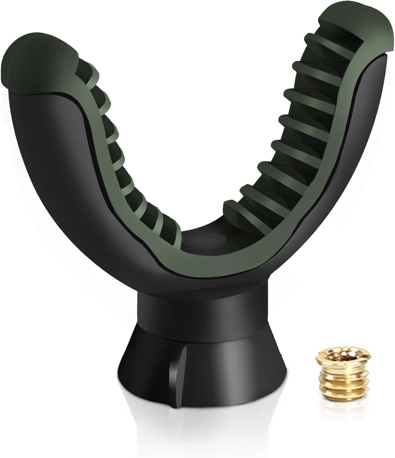 U-Shaped Yoke Shooting Mount Rest Stick Head 360° Rotation 3/8 inch & 1/4 inch