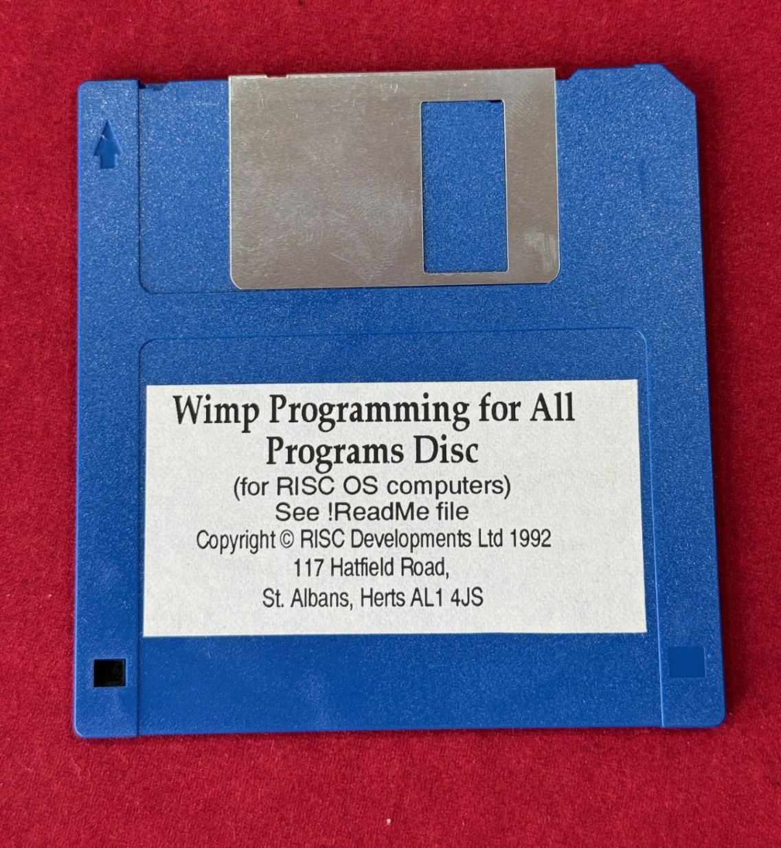 WIMP Programming for All, 3.5" Disc Acorn RISC OS