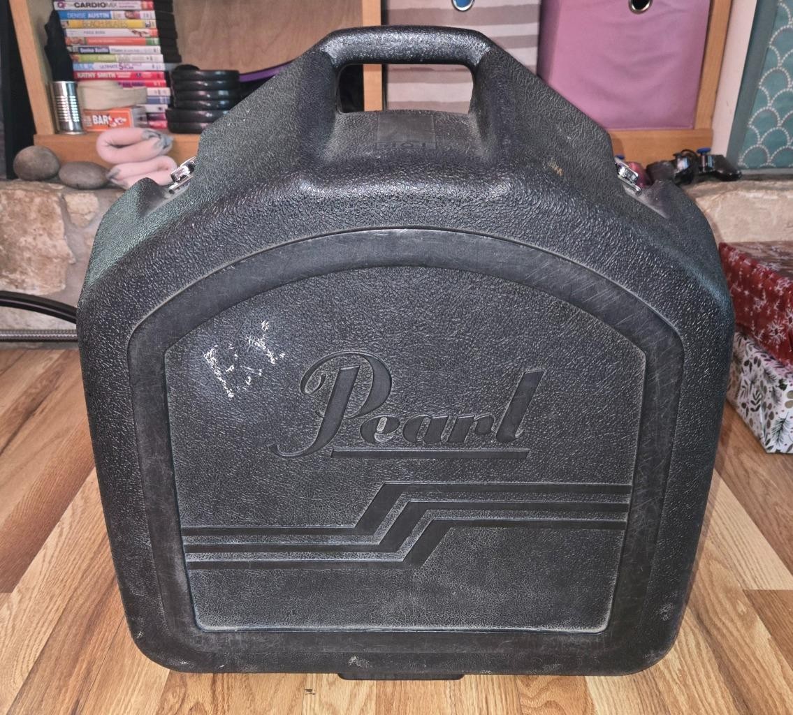 Vintage 1980's Pearl clamshell UFO Snare Drum case ONLY