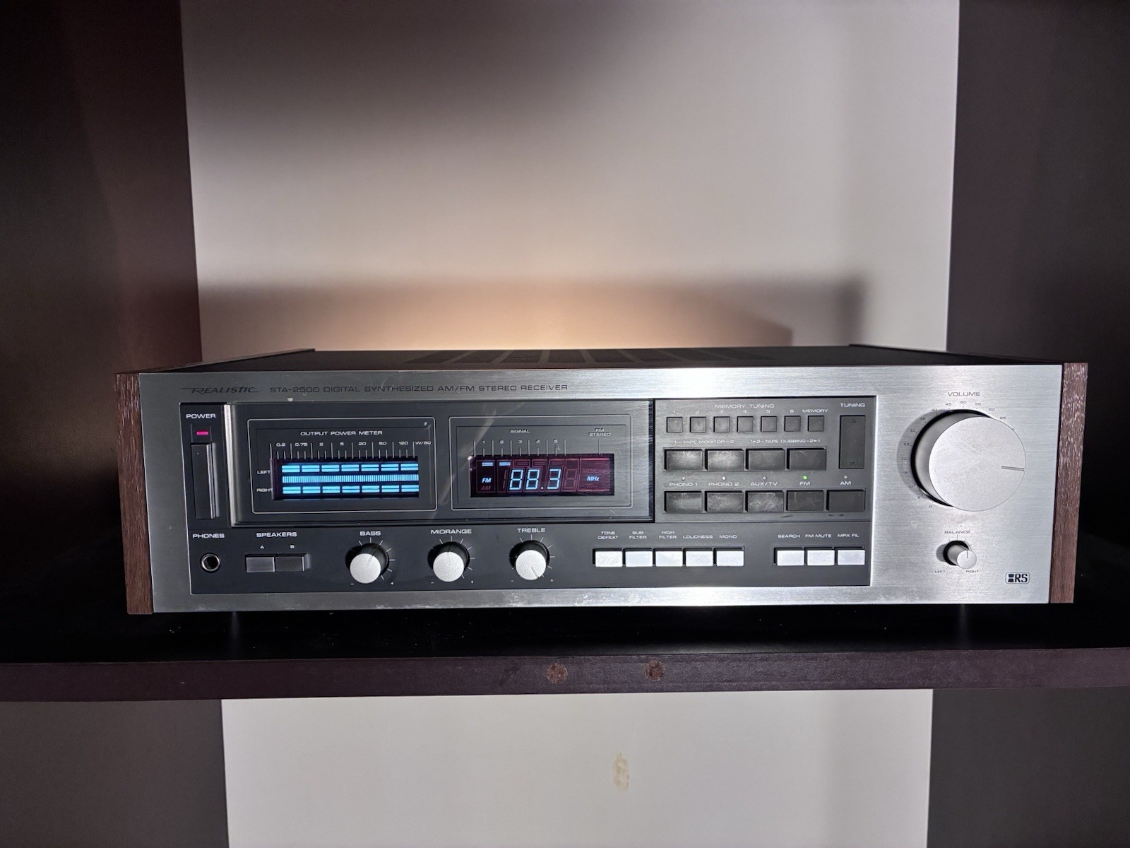 Realistic STA‑2500 Receiver - 100WPC - Vintage Stereo Amp - Japan - Works Great