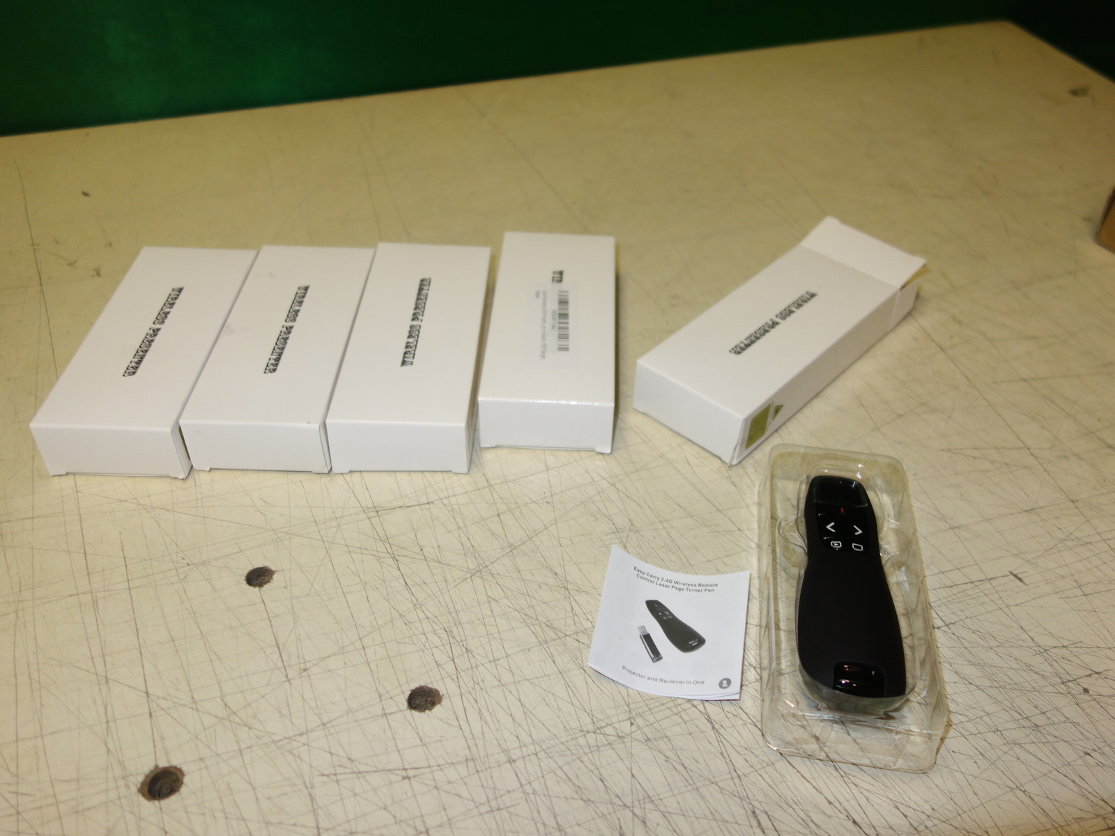 Lot of 5x * Doosl Wireless USB Remote Control Laser Page Turner Pen LCD