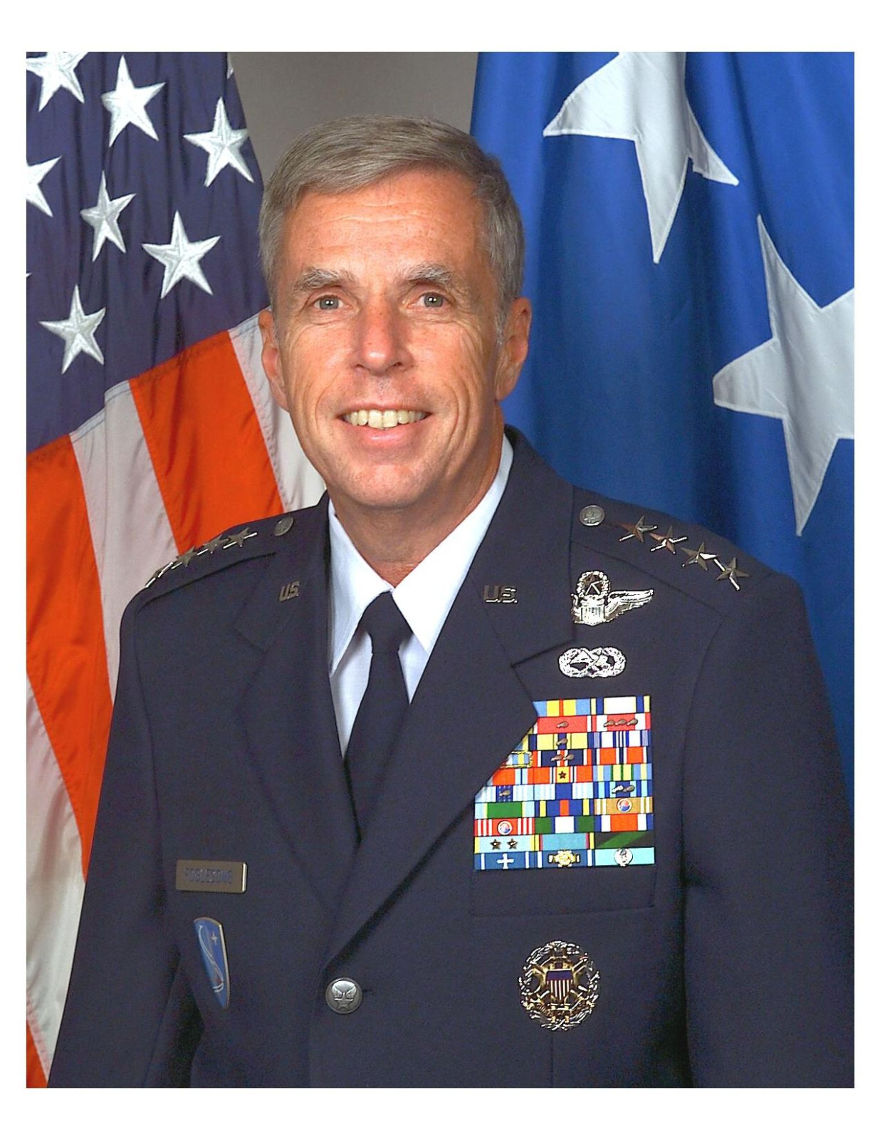 United States Air Force General Robert Foglesong 8x10 Photo On 8.5" x 11"