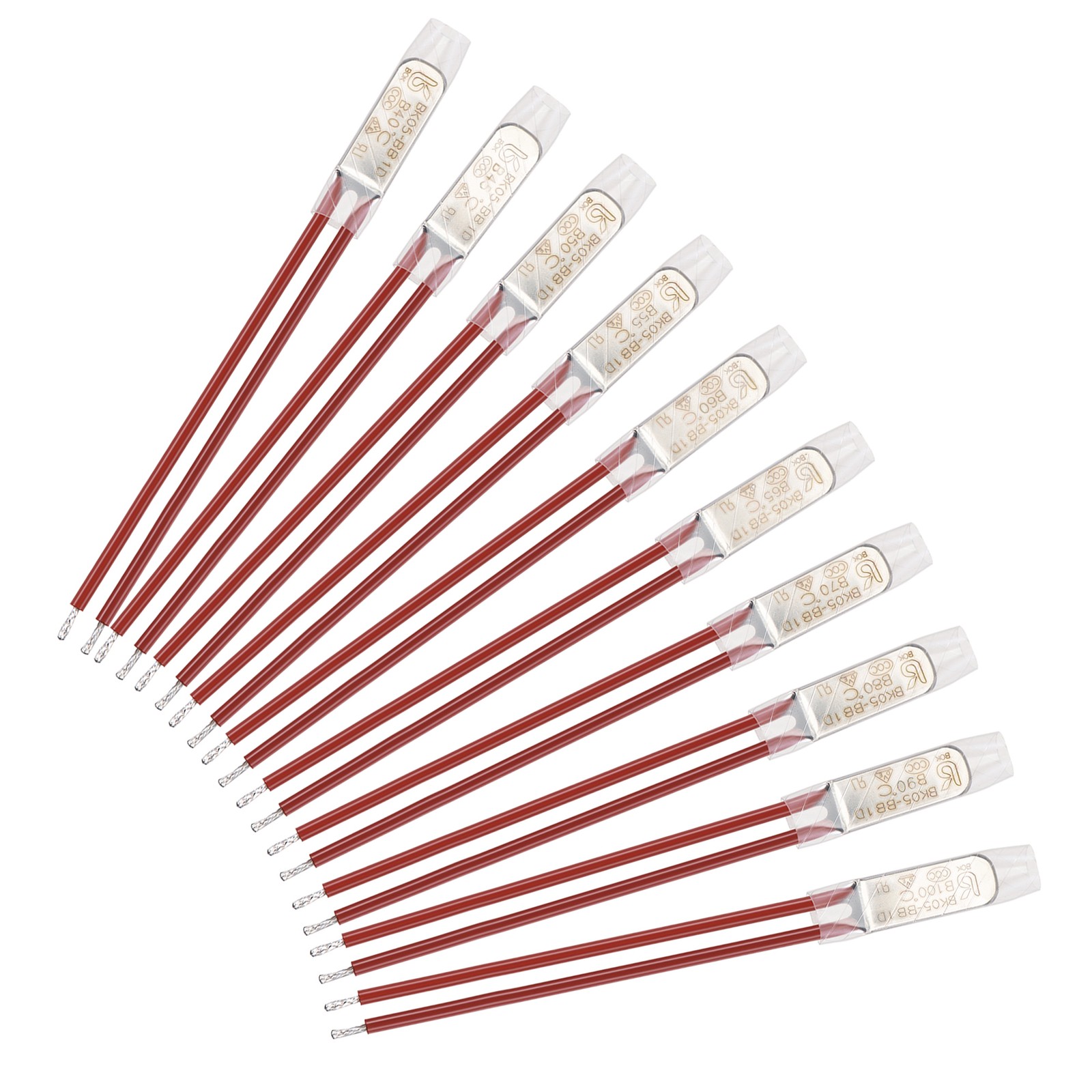 10pcs KSD9700 Thermostat Normally Close 40-100°C(104-212°F) 10A N.C Temperature
