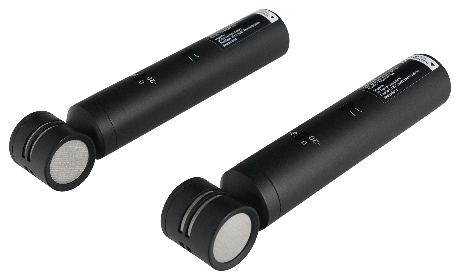 Pair Se Electronics sE7sF SideFire Live/Recording Microphones+Cables+Backpack