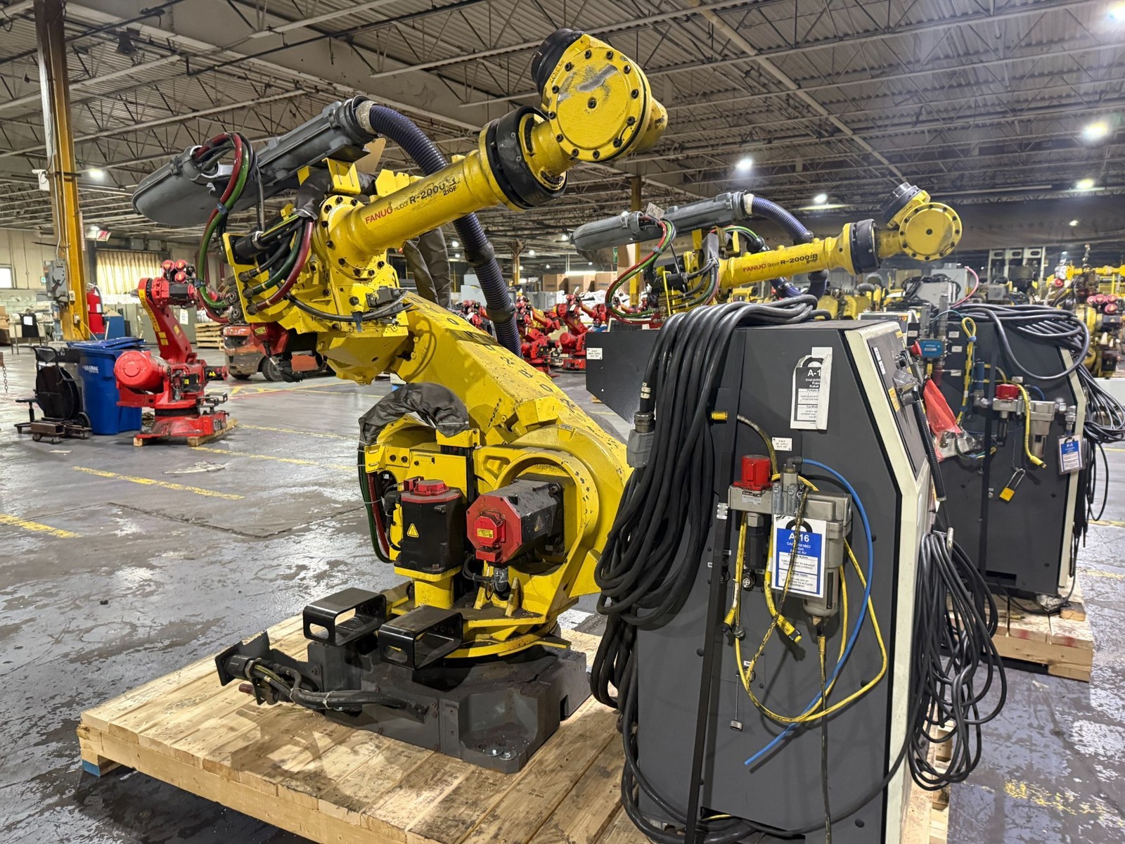 FANUC R-2000iB/210F Complete w/ R-30iA Controls USED