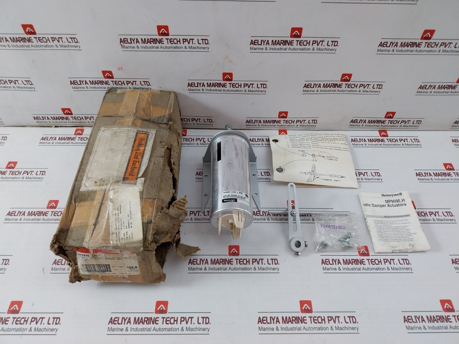 HONEYWELL MP909E 1463 1 Pneumatic Damper Actuator Rev 4