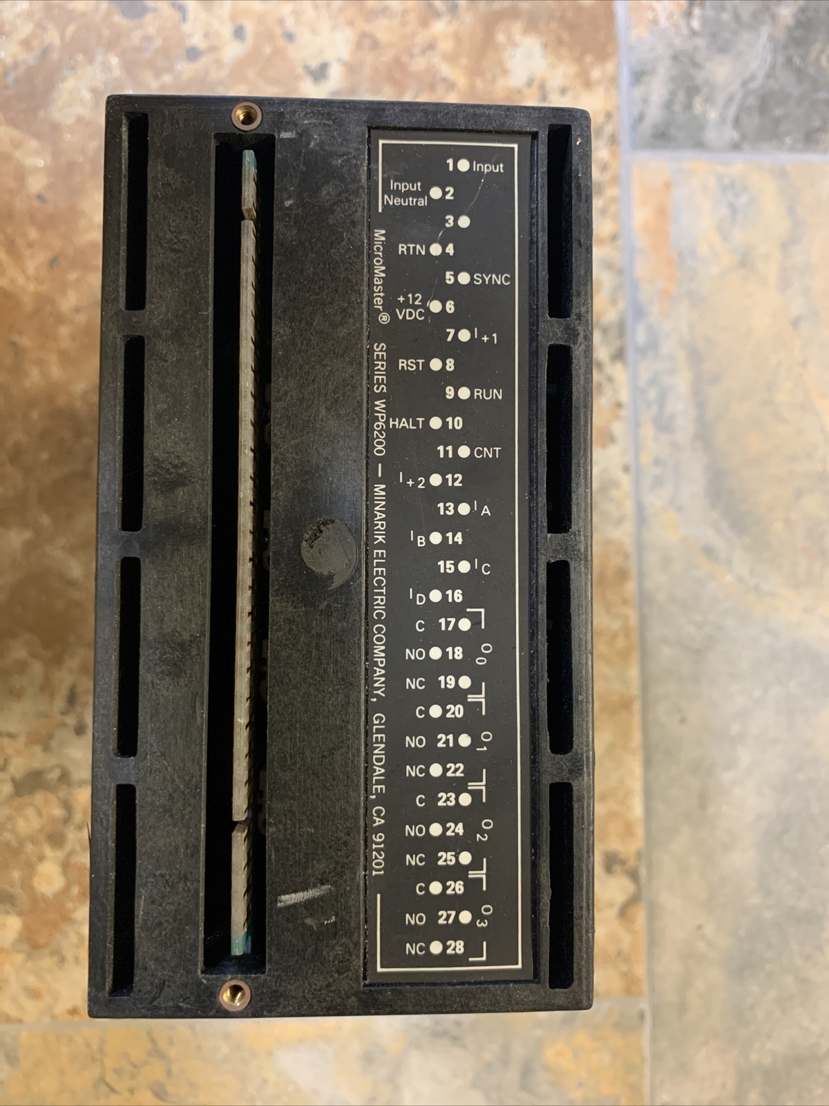 Minarik MicroMaster WP6211-AA-AA PLC Controller, WP6211AAAA, WP6211, 424537 