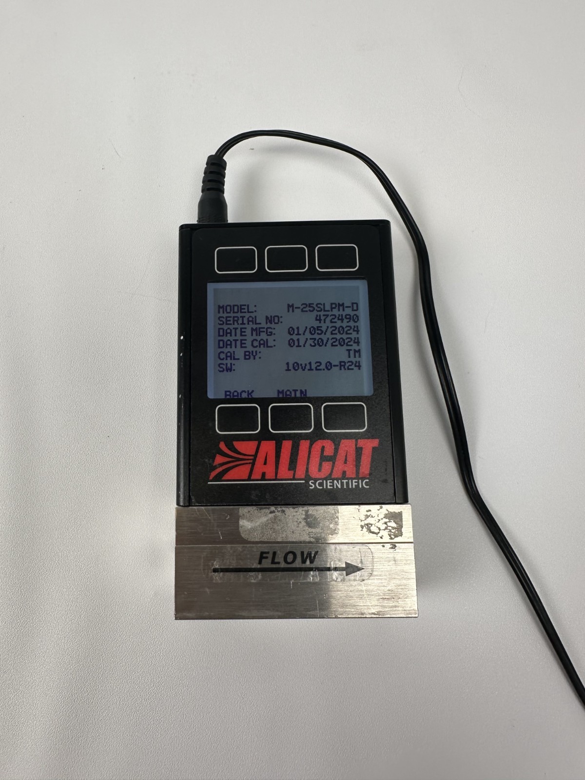 Alicat Scientific MC-20SLPM-D/5M Mass Flow Controller 20 Gas Air  FULLY TESTED