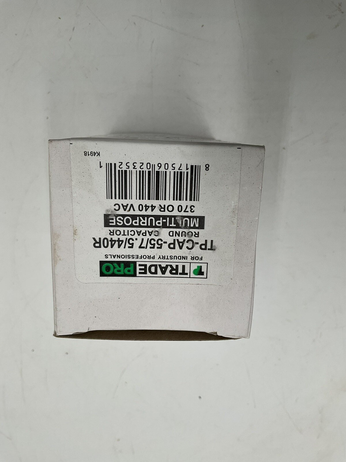 Tradepro - Tp-cap-55/7.5/440r - 55+7.5 Mfd 370/440 Volt Round Run Capacitor