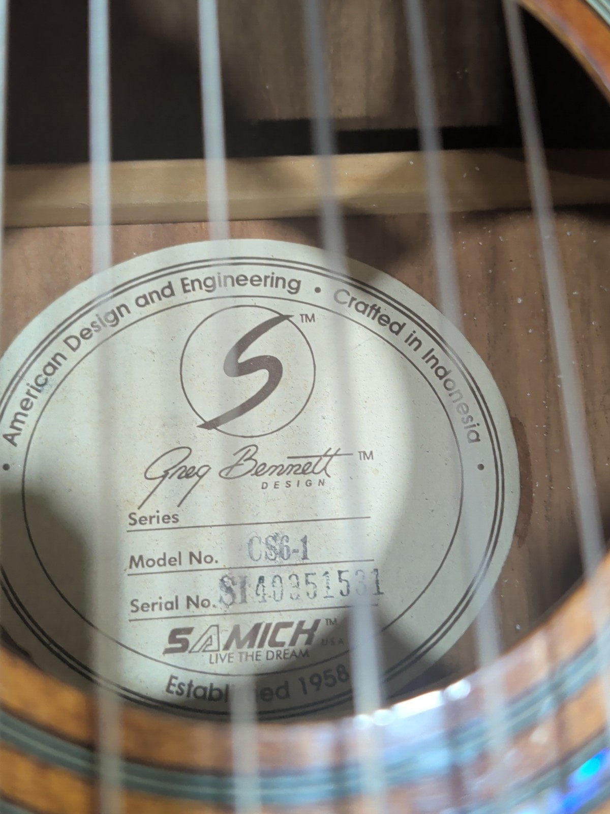 Samick Greg Bennett Signature